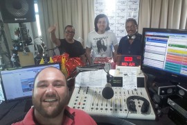 Nossos locutores estiveram juntos neste 24 de Dezembro no sorteio da Árvore de Natal Panorama FM!